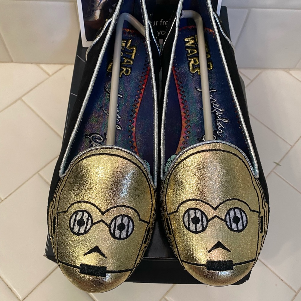 Disney Stars Wars flats by Irregular Choice - C3PO - Size 7.5 - Never been worn